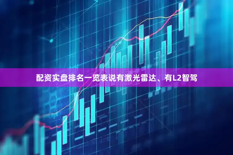 配资实盘排名一览表说有激光雷达、有L2智驾